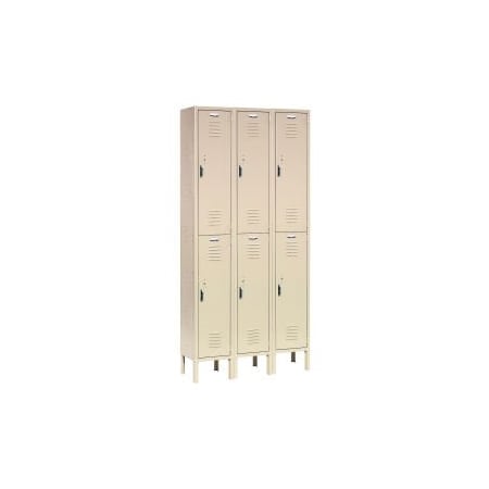 Global Industrial 36 in W, 12 D, 78 in H, Tan 652075TN